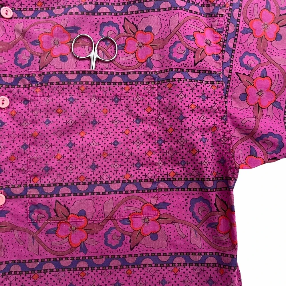 Vintage Original Jams Hawaiian Button Up Shirt size Small Made in USA